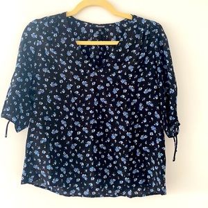 Madewell - Silk floral top